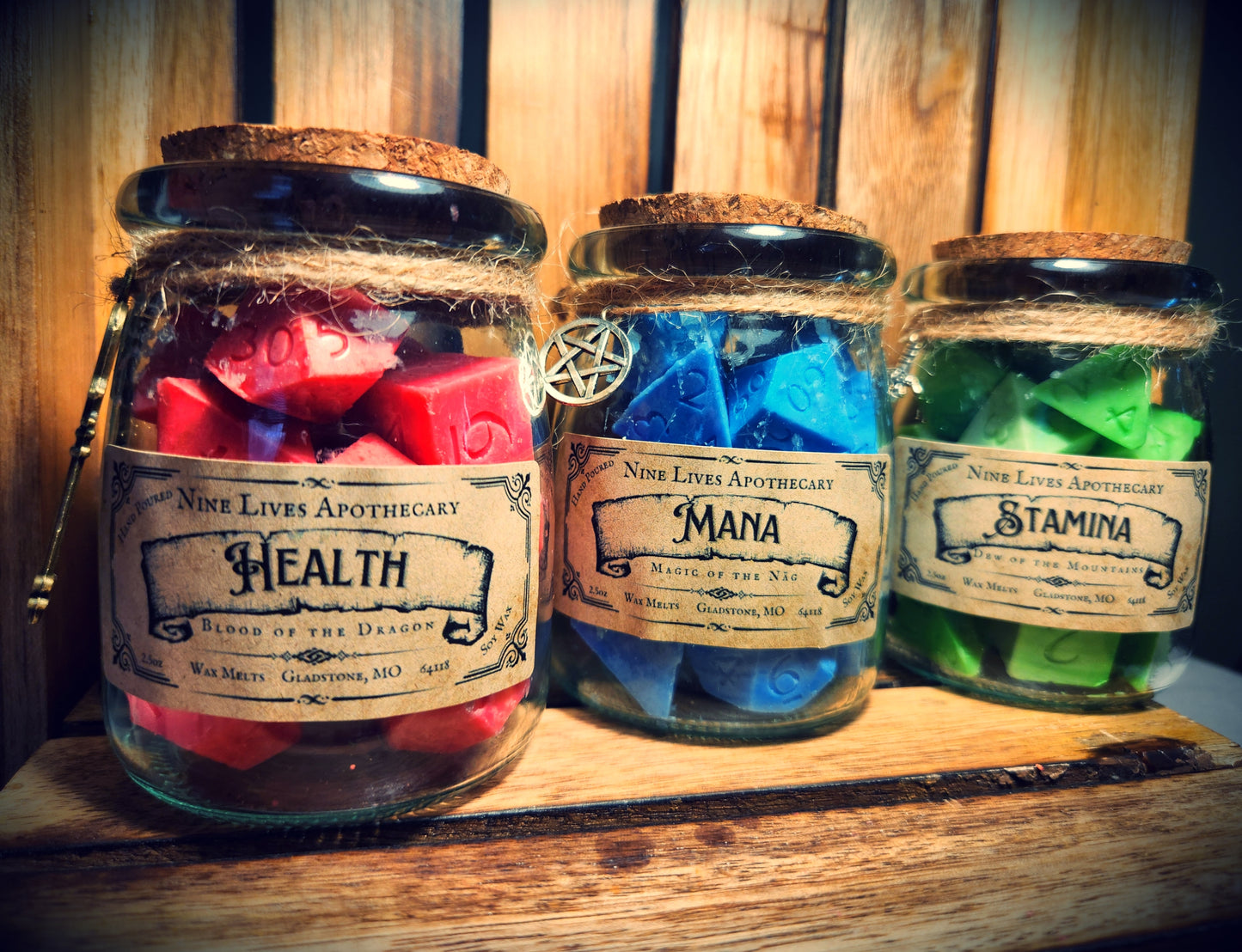 RPG Dice Wax Melts 3-Pack