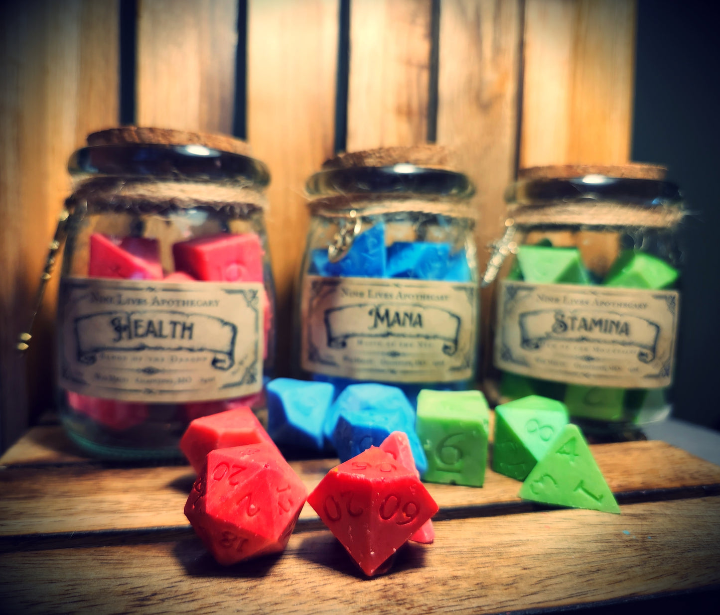 RPG Dice Wax Melts 3-Pack