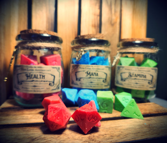 RPG Dice Wax Melts 3-Pack