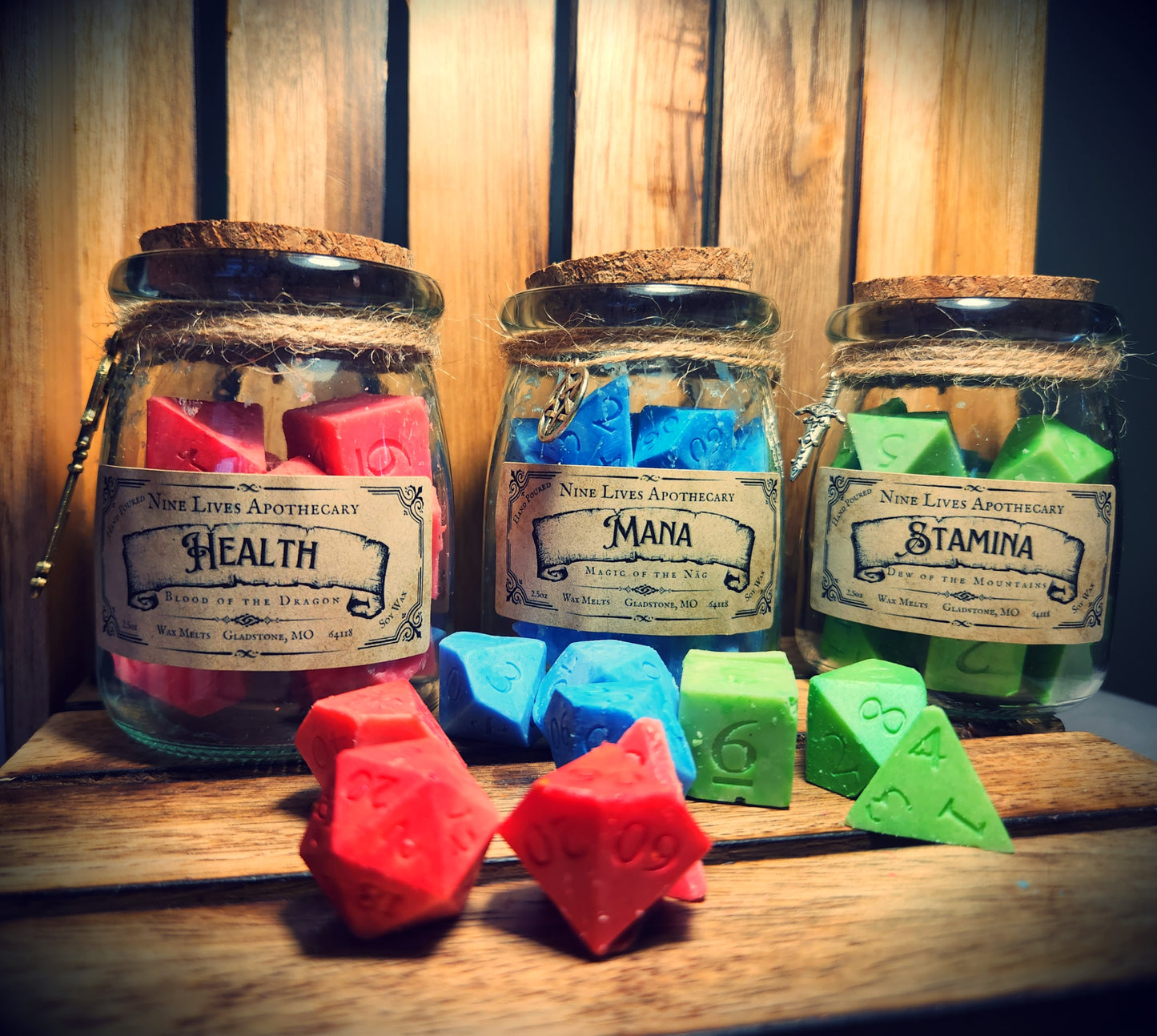 RPG Dice Wax Melts 3-Pack
